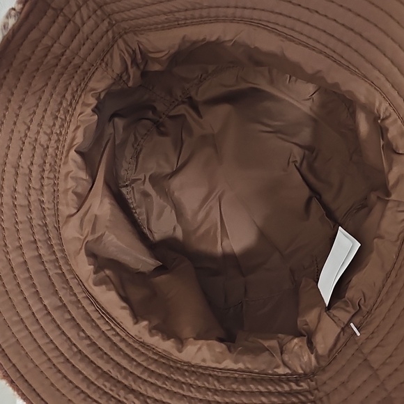 NWT Melrose & Market Plaid Eyelash Bucket Hat Rust Combo One Size - Picture 8 of 13